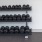weights on stands
