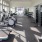 a gym with exercise equipment