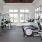 a gym with exercise equipment